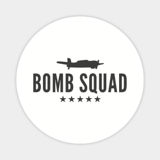 Bomb Squad Bomber Plane World War II Magnet